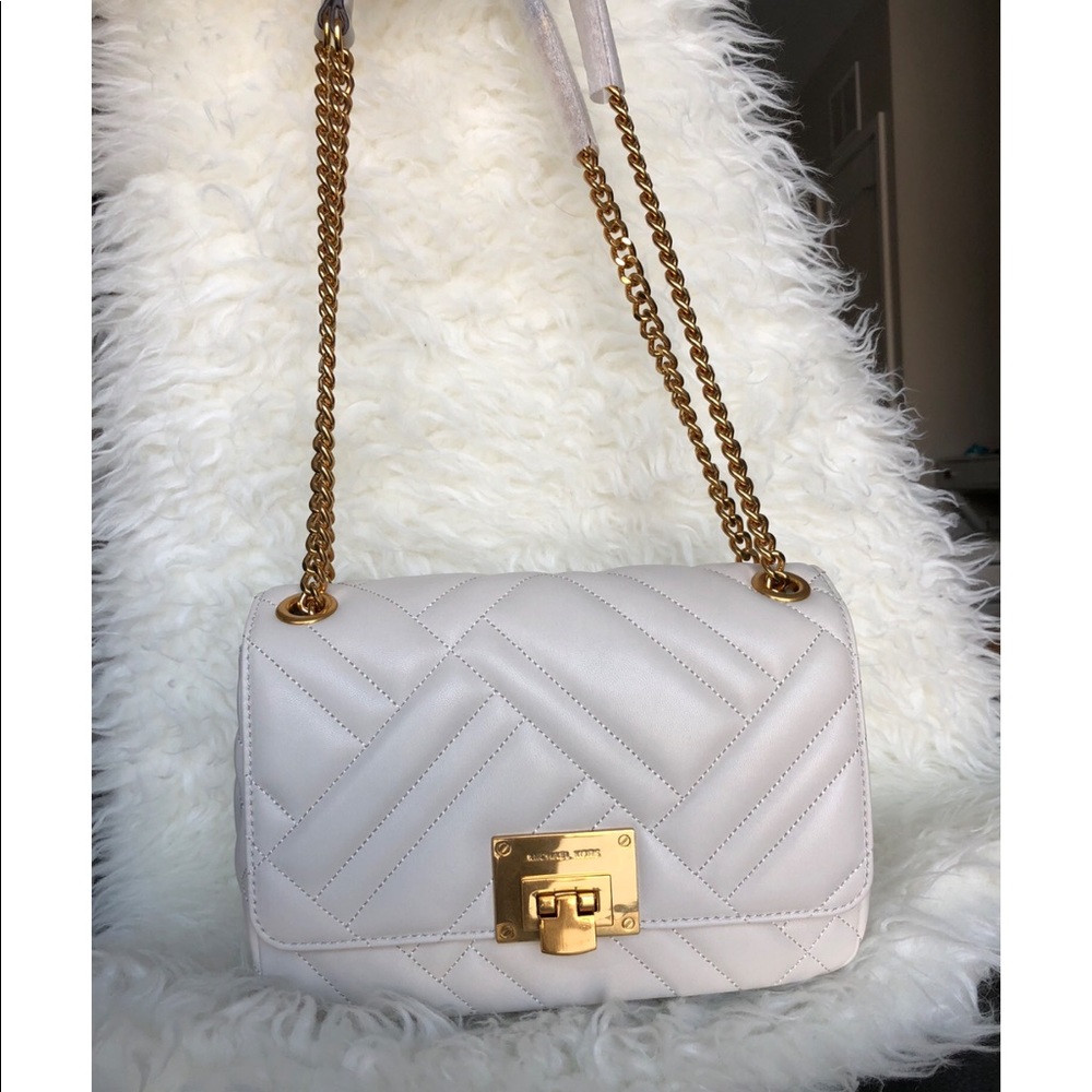 Michael Kors vanilla cross handbag